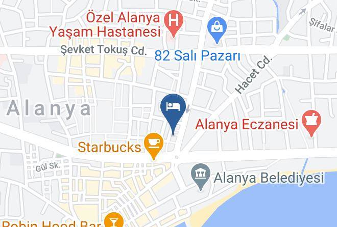 Alanya - Fortune Center Hotel Maps