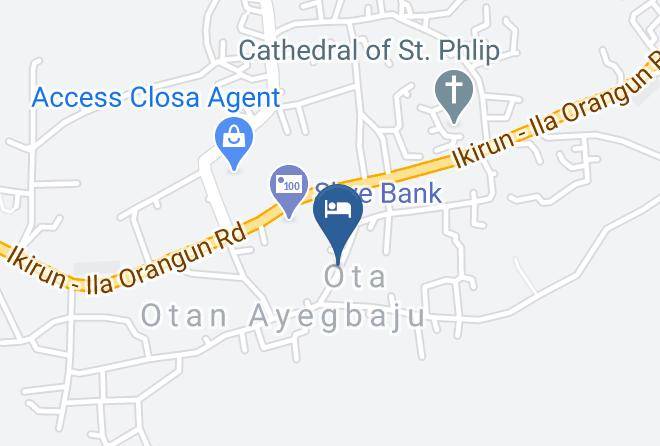 Igbara Oke - Fortune Exclusive Hotel Maps