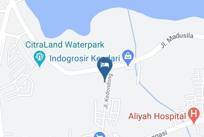 Kendari - Fortune Front One Hotel Kendari Maps