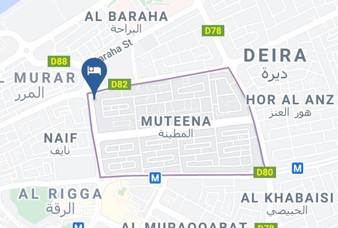Dubai - Fortune Grand Hotel Deira Dubai Maps