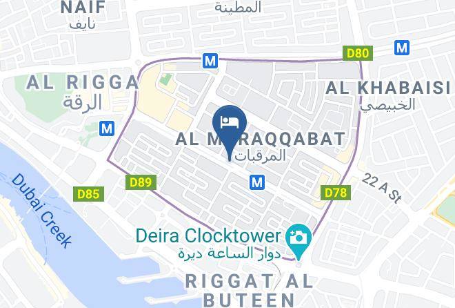 Dubai - Fortune Hotel Maps