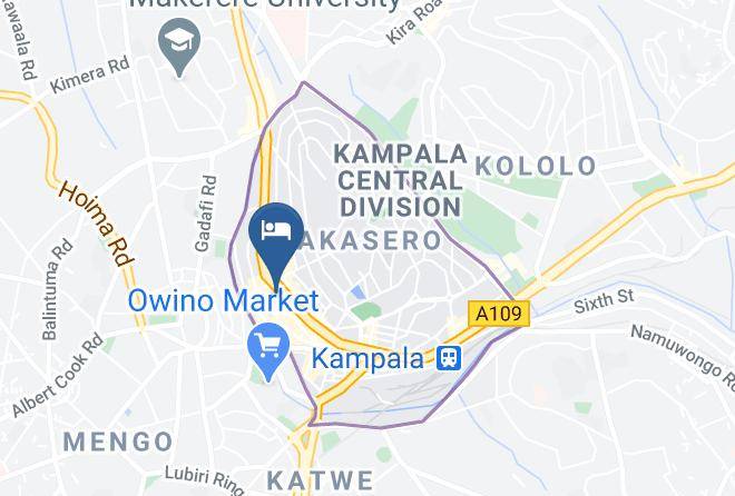 Kampala Cityncil - Fortune Hotel Kampala Maps