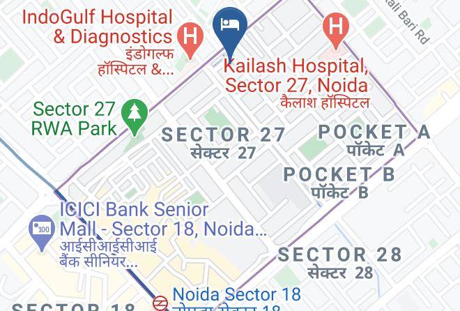 Noida - Fortune Inn Grazia Hotel In Noida Maps