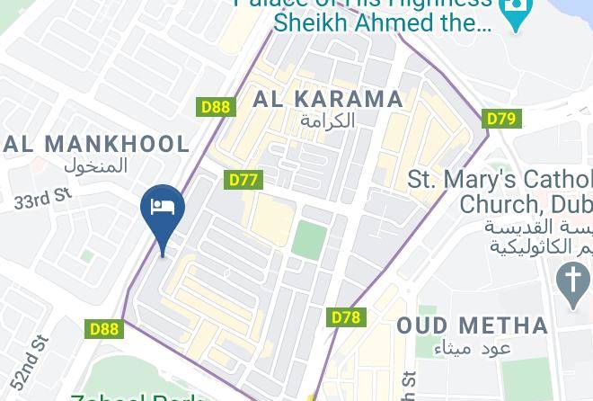 Dubai - Fortune Karama Hotel Maps