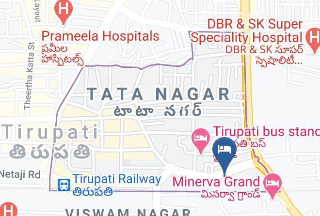 Tirupati - Fortune Kences Hotel Maps