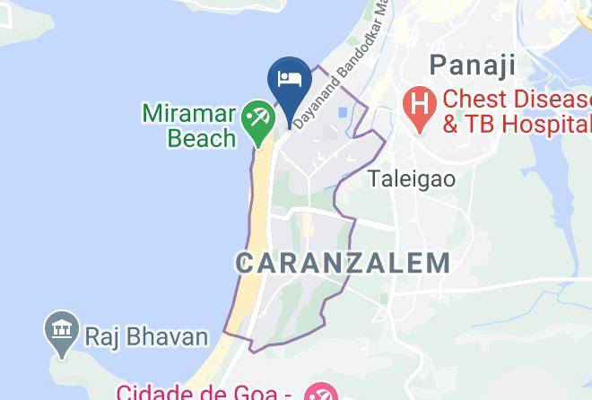 Tiswadi - Fortune Miramar Hotel In Goa Maps