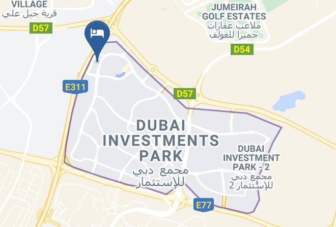 Dubai - Fortune Park Hotel Dubai Investment Park Maps