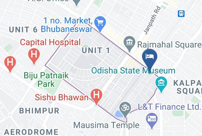Bhubaneshwar - Fortune Park Sishmo Maps