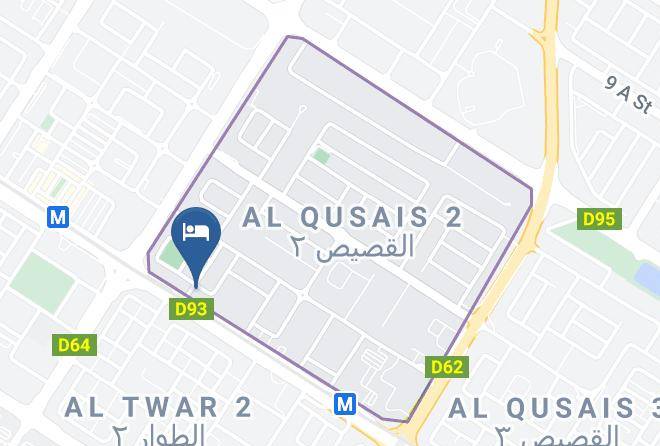 Dubai - Fortune Plaza Hotel Maps