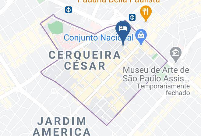 Sao Paulo Jardim Paulista - Fortune Residence Maps