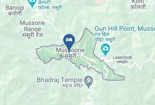 Mussoorie - Fortune Resort Grace Mussoorie Uttarakhand Maps