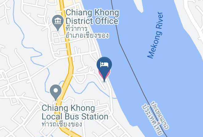 Amphoe Chiang Khong - Fortune River View Hotel Chiang Khong Maps
