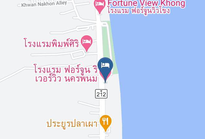 Amphoe Mueang Nakhon Phanom - Fortune River View Hotel Nakhon Phanom Maps
