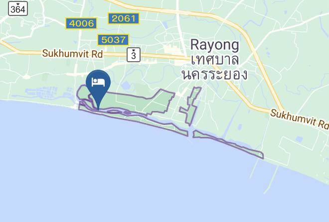 Amphoe Mueang Rayong - Fortune Saengchan Beach Rayong Maps