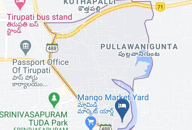 Tirupati - Fortune Select Grand Ridge Hotel In Tirupati Maps