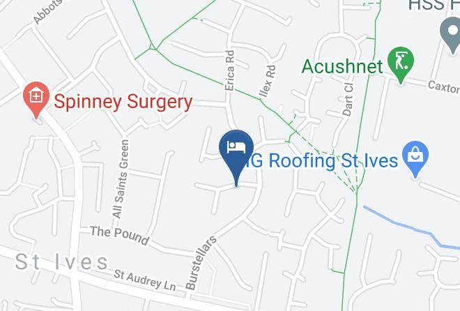 Cambridgeshire - Forty Winks Bed And Breakfast Maps