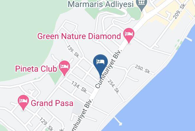 Marmaris - Forum Residence Hotel Maps