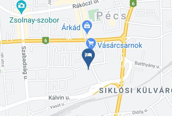 Pecs - Forum Szallo Maps