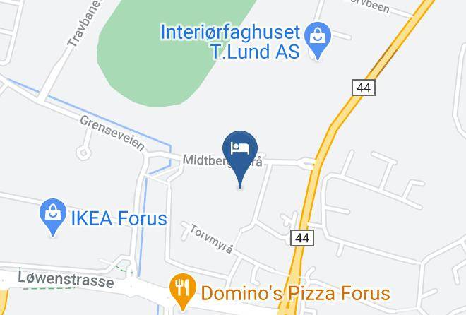 Sandnes - Forus Leilighetshotel Maps