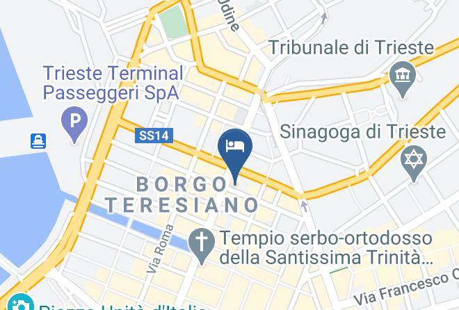 Trieste - Forvm Boutique Hotel Maps