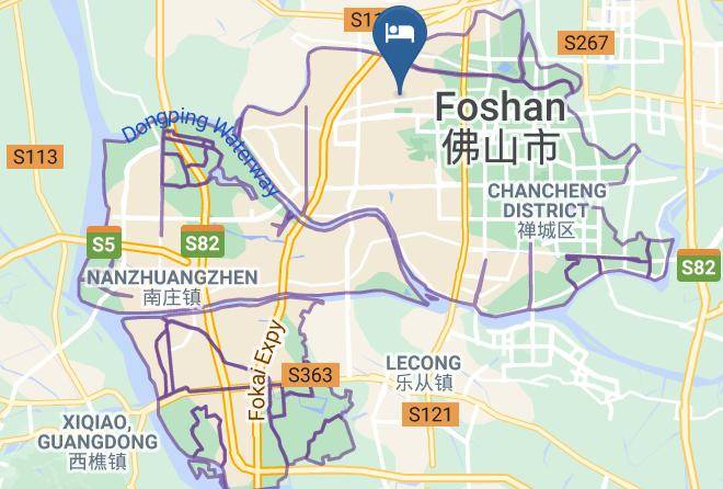 Foshan - Foshan Jin Bo Jin Business Hotel Maps