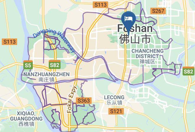 Foshan - Foshan Jinyin Hotel Maps