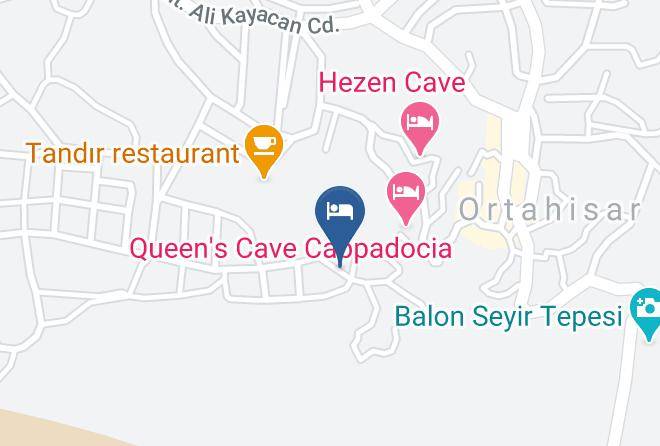 Urgup - Fosil Cave Hotel Maps