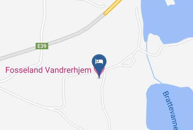 Kvinesdal - Fosseland Vandrerhjem Maps