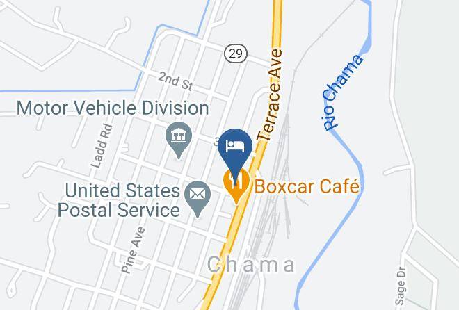 Rio Arriba - Foster Hotel Bar Restaurant Maps