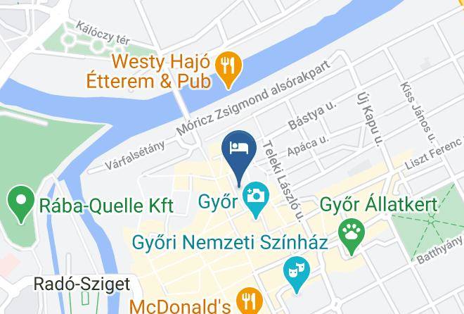 Gyor - Foter Rezidencia Gyor Maps