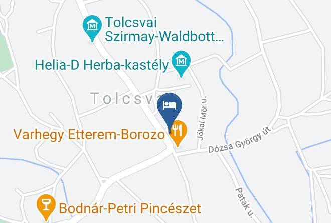 Tolcsva - Foter Vendeghaz Maps
