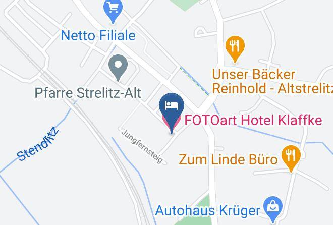 Mecklenburgische Seenplatte - Fotoart Hotel Klaffke Maps