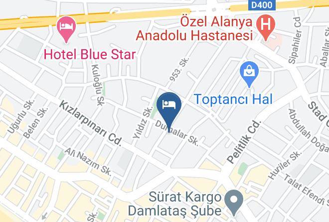 Fougere Apart Otel Map - Antalya - Alanya