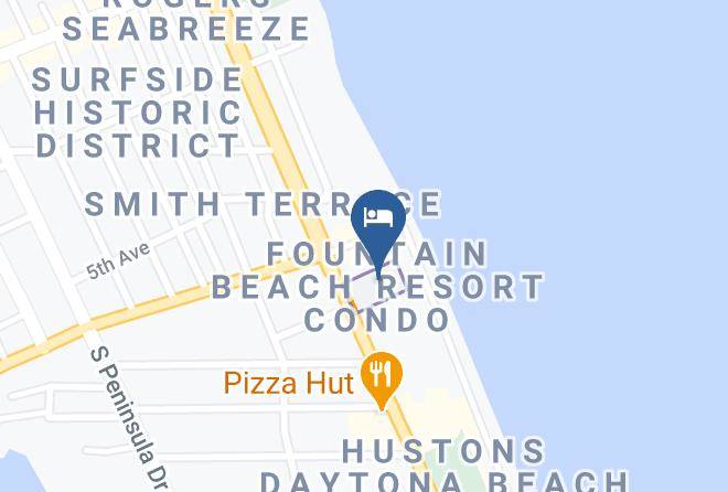 Volusia - Fountain Beach Resort Daytona Beach Maps