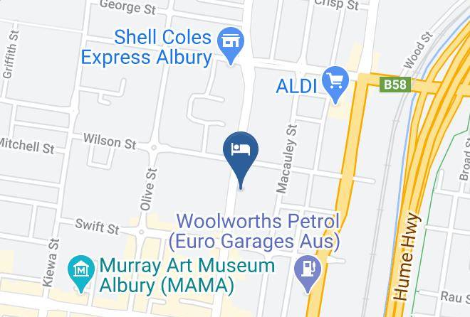 Albury - Fountain Court Motor Inn Maps
