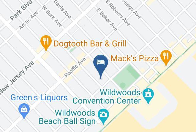 Cape May - Fountain Motel Maps