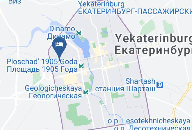 Yekaterinburg - Four Elements Hotel Ekaterinburg Maps
