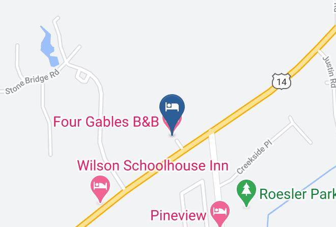 La Crosse - Four Gables B&b Maps