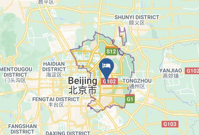 Chaoyang District - Four Huidong Hotel Beijing Maps