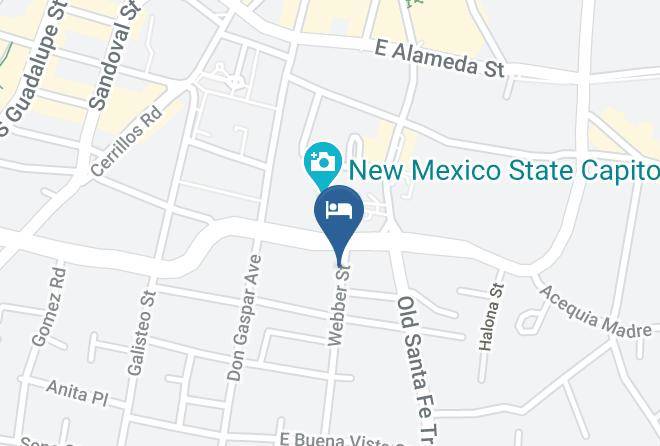 Santa Fe - Four Kachinas Inn Maps
