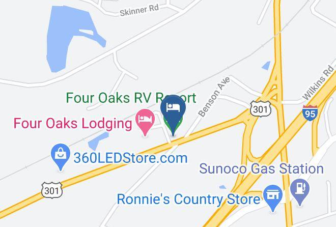 Johnston - Four Oaks Rv Resort Maps