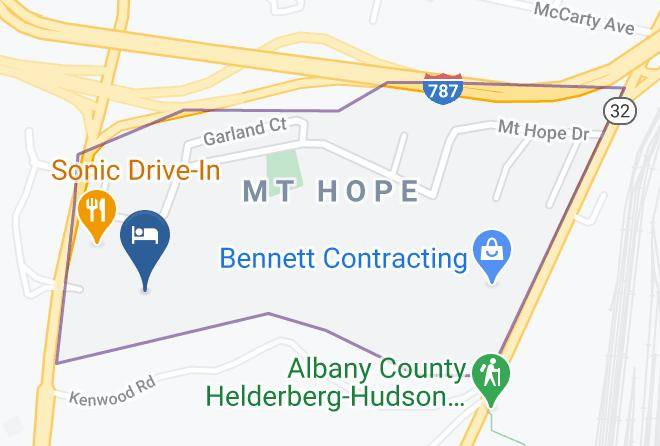 Four Points By Sheraton Albany Map