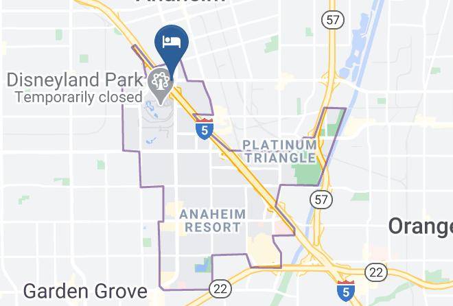 Orange - Four Points By Sheraton Anaheim Maps