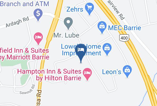 Simcoe - Four Points By Sheraton Barrie Maps