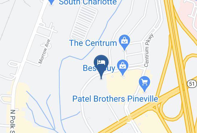 Mecklenburg - Four Points By Sheraton Charlotte Pineville Maps