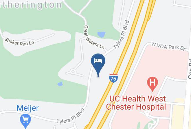 Butler - Four Points By Sheraton Cincinnati North Maps