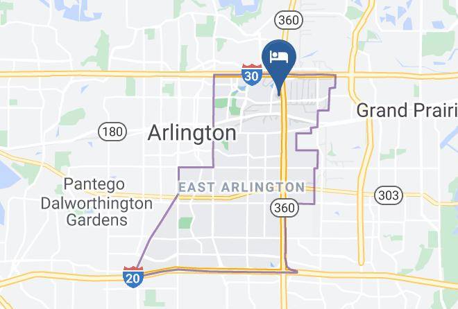 Tarrant - Four Points By Sheraton Dallas Arlington Entertainment District Maps