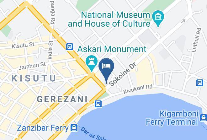 Kinondoni - Four Points By Sheraton Dar Es Salaam New Africa Maps