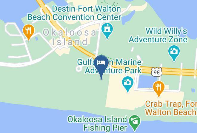Okaloosa - Four Points By Sheraton Destin Fort Walton Beach Maps