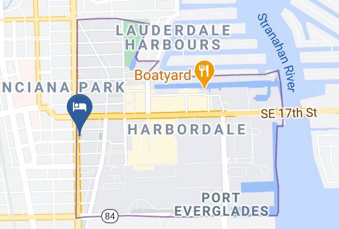 Broward - Four Points By Sheraton Fort Lauderdale Airport Cruise Port Maps